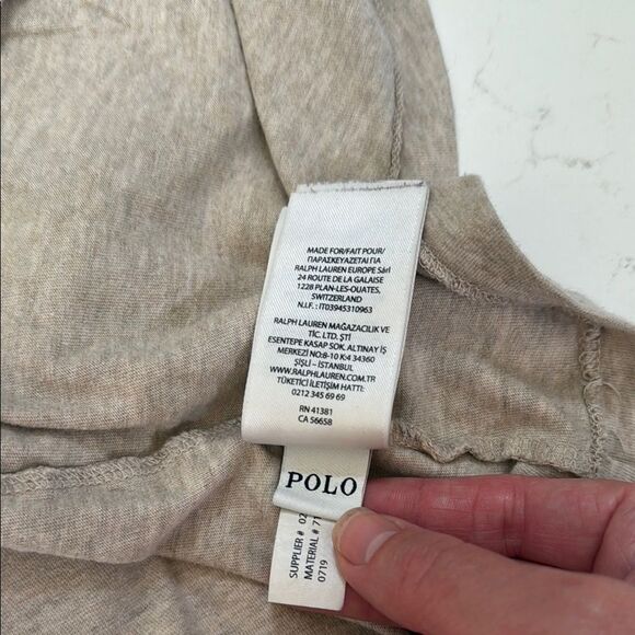 Polo by Ralph Lauren Gray Short Sleeve Tee.  Size XXL. - Picture 4 of 5